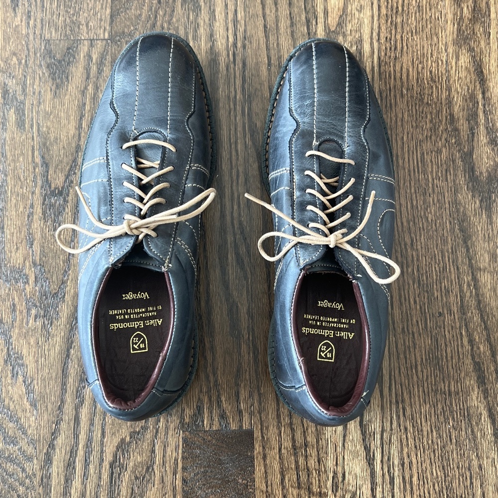 New Pics! Allen Edmonds Men’s VOYAGERS Shoes Black size 9.5 D  NWOT!!
